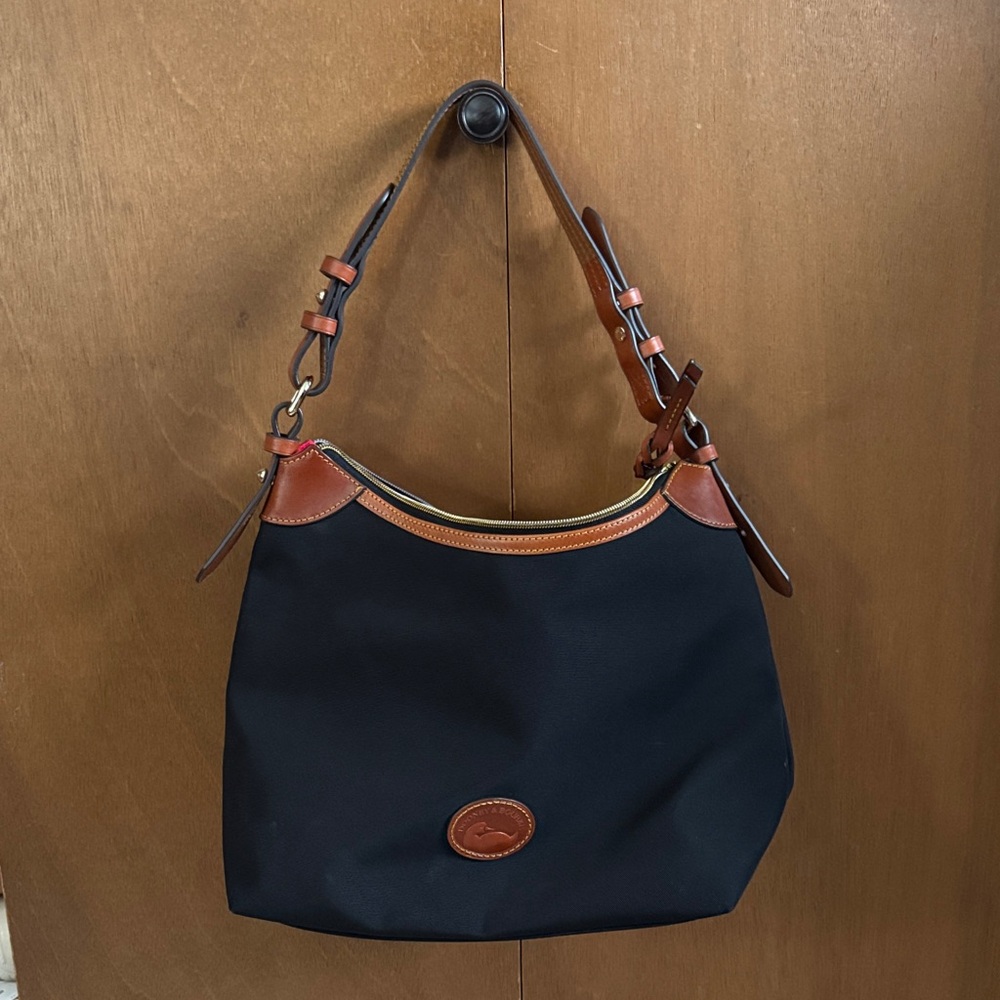 dooney and bourke Classic Black and Brown Women's Shoulder Bag